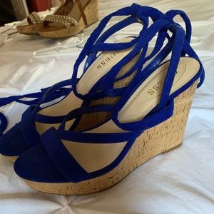 Guess Lace Up Wedges